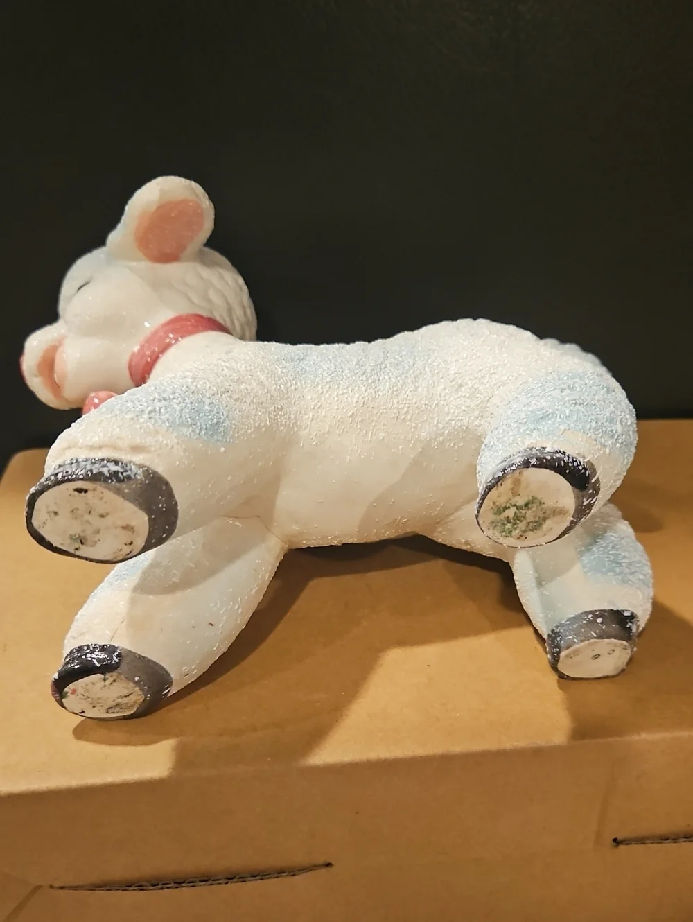 Vintage 1950's Ceramic Lamb Planter